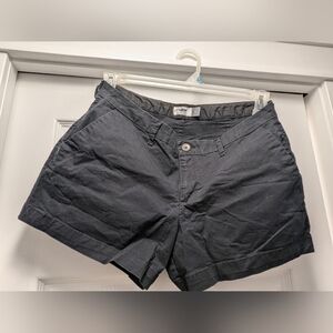 Black old navy shorts size 8